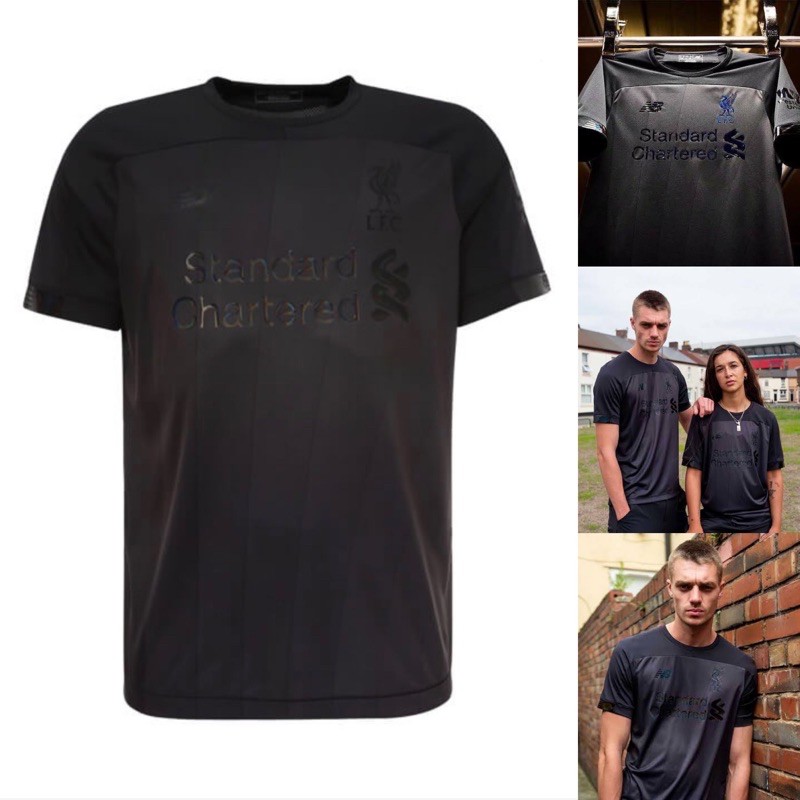 [ของแท้] เสื้อลิเวอร์พูลพรีเมียร์ลีก Liverpool Black out Limited 2019/20 Size XL Us มือหนึ่ง ของแท้ ป้ายห้อย อก 46