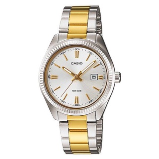 Casio  สายสแตนเลส สีเงิน รุ่น LTP-1302SG-7A ( Silver )