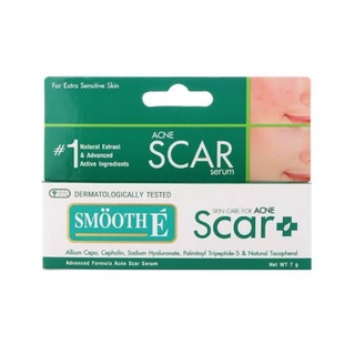 SmoothE Acne Scar Serum 7 g. สมูท อี แอคเน่ สการ์ เซรั่ม ลดเลือนรอยแผลที่เกิดจากสิว