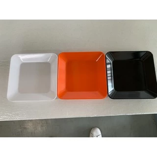 SB Melamine จานเมลามีนสี่เหลี่ยมจัตุรัส จานสี่เหลี่ยม จานสี่เหลี่ยมจัตุรัส ขนาด 5.5- นิ้ว รุ่น P666