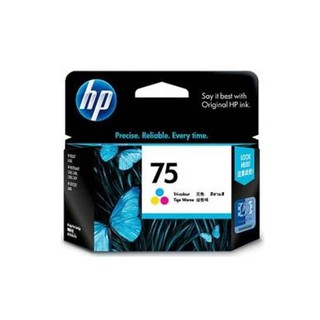 INK CARTRIDGE HP INK 75 TRICOLOR Model : CB337W Vendor Code : CB337WA HP 75 TRI-COLOUR INKJET PRINT CARTRIDGE