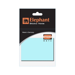 กระดาษโน้ตกาวในตัว สีพาสเทล ตรา elephant