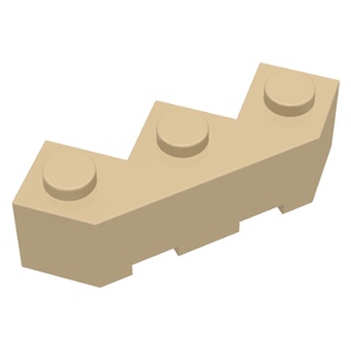 [227] ชิ้นส่วนเลโก้ Lego Part Brick, Modified Facet 3 x 3 (2462) ราคา/ชิ้น