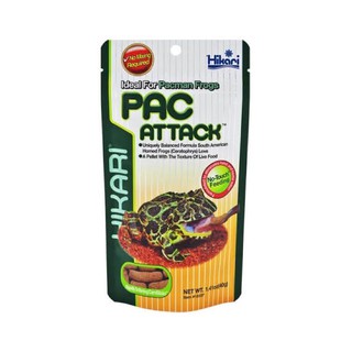 🐸อาหารกบ Hikari Pac Attack กบฮอร์นฟรอกแบรนด์ชั้นนำระดับโลก 40g