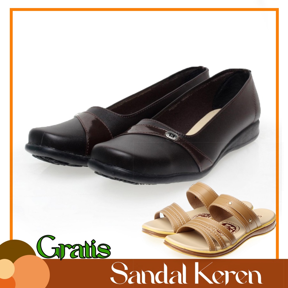 TTP รองเท้าทางการผู้หญิง ฟรีรองเท้าแตะ S07 kps