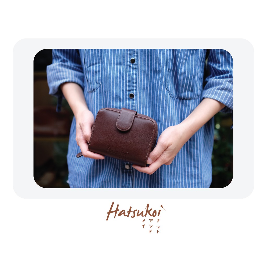 กระเป๋าสตางค์ Waffle (Hatsukoi Leather Bag)