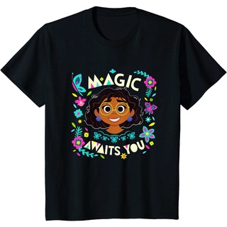 เสื้อยืดลําลอง พิมพ์ลาย Disney Encanto Mirabel Magic Awaits You คุณภาพสูง สไตล์เกาหลี