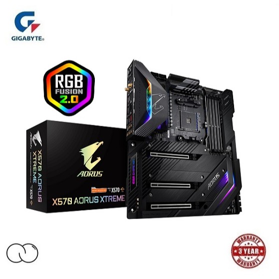 GIGABYTE X570 AORUS XTREME MOTHERBOARD/AMD Ryzen GAMING E-ATX WiFi MOBO/RGB FAN COMMANDER/RGB FUSION
