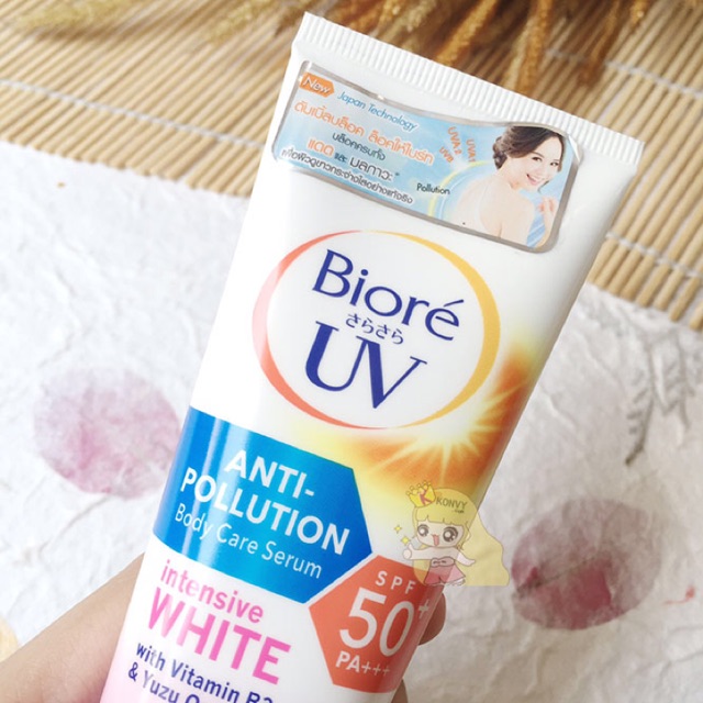 กันแดดทาตัว biore ☀️
