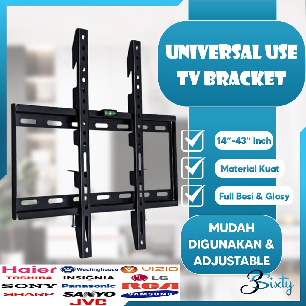 ขายึดทีวี LED 14 17 19 20 22 24 27 32 40 43 นิ้ว Universal Smart TV Digital LCD ตัวยึดแบบยืดหยุ่น