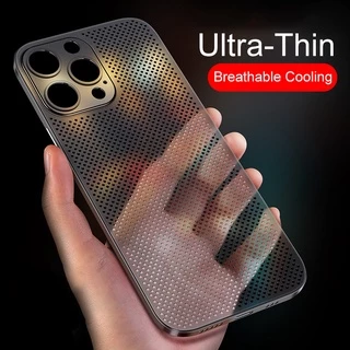 Lenuo เคสโทรศัพท์มือถือ แบบบางพิเศษ ระบายอากาศ กันกระแทก สําหรับ For iPhone 16 15 14 13 12 11 Pro Max 16 Plus Case