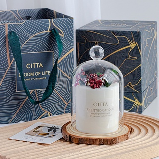 CITTA เทียนหอมกลิ่นแบรนด์เนม สไตล์ยุโรป 30นาทีหอมทั่งห้อง Luxurious scented candle