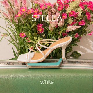 Kaleofficial รองเท้าส้นสูง 3 นิ้ว รุ่น STELLA สีขาว