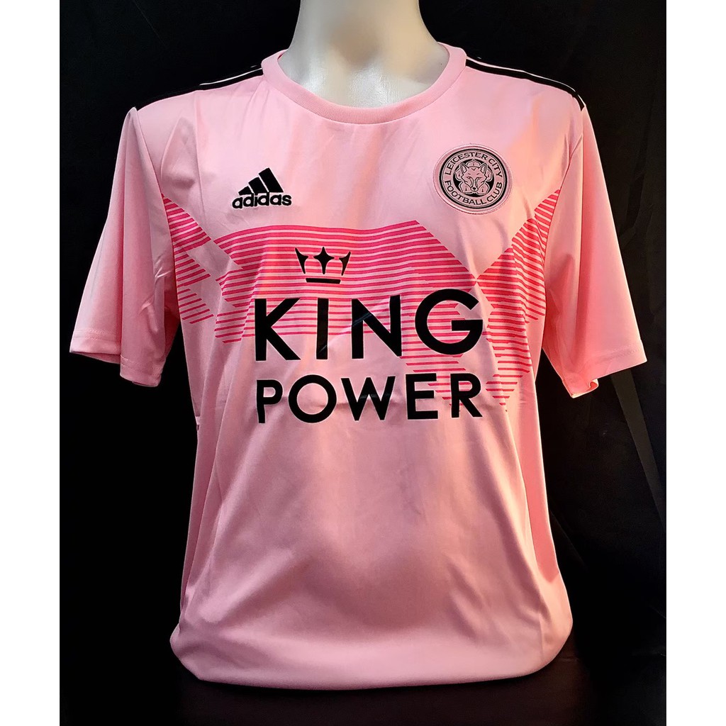 เสื้อบอลสโมสรLeicester City Away ชมพู (แฟนเวอร์ชั่น)เกรดAaa | Shopee  Thailand