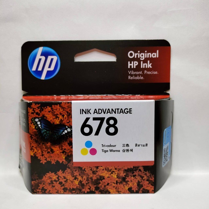 ตลับแท้ HP เบอร์ 678 สี