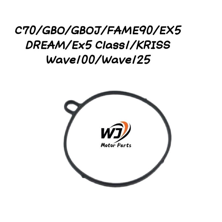 GBO/C70/EX5/DREAM/CLASS1/Wave100/Wave125 CARBURETOR ORDING KRISS WAVE100 WAVE125 O RING RUBBER