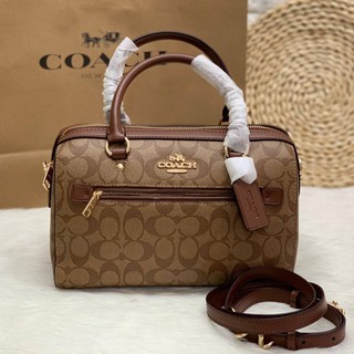 COACH ROWAN SATCHEL IN SIGNATURE ((83607))