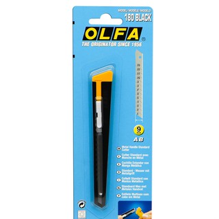 มีดคัตเตอร์ OLFA 180 Black  1 ชิ้น