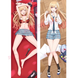 Darling Kitagawa Marin Dakimakura ปลอกหมอน แบบนิ่ม ลายอนิเมะญี่ปุ่น Otaku ขนาด 50x150 ซม. สําหรับตกแต่งบ้าน โซฟา เตียง DK2628