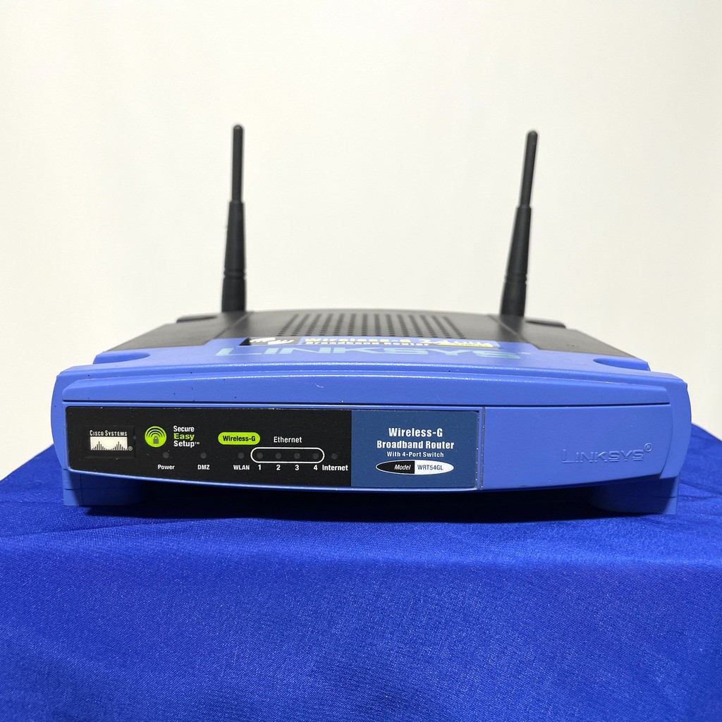 เราเตอร์ไร้สาย Linksys disco wrt54gl