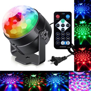 ไฟดิสโก้เทค ไฟปาร์ตี้ โคมไฟพร้อมรีโมทคอนโทรล Disco light Led party light Magic Ball Lighting Remote LED Party Light LED