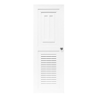 Bathroom door KING 70X200CM WH KG-2 DOOR Door frame Door window ประตูห้องน้ำ ประตูห้องน้ำ ABS KING KG-2 70x200 ซม. สีขาว