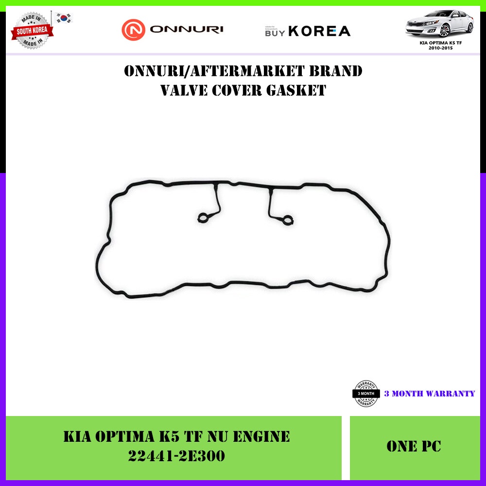 (K5-3) Kia Optima K5 TF NU Engine Korea หลังการขายปะเก็นฝาครอบวาล์ว (22441-2E300)