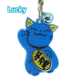 พวงกุญแจแมวกวักนำโชค Maneki Neko
