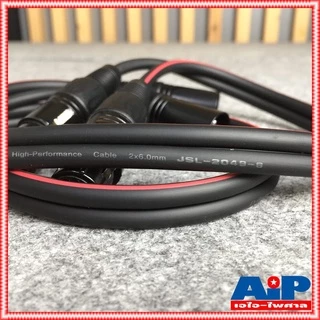 1เมตร DYNACOM สายP.CANNON-J.CANNONข้างละ2หัว 1M J2049-6 สายดำ สายสัญญาณเสียง XLR Male To XLR Female (ผู้เมีย) Mic Cab...