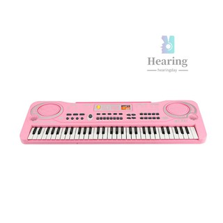 61 Keys Electronic Organ USB Digital Keyboard Piano Musical Instrument Kids Toy with Microphone  -Musical