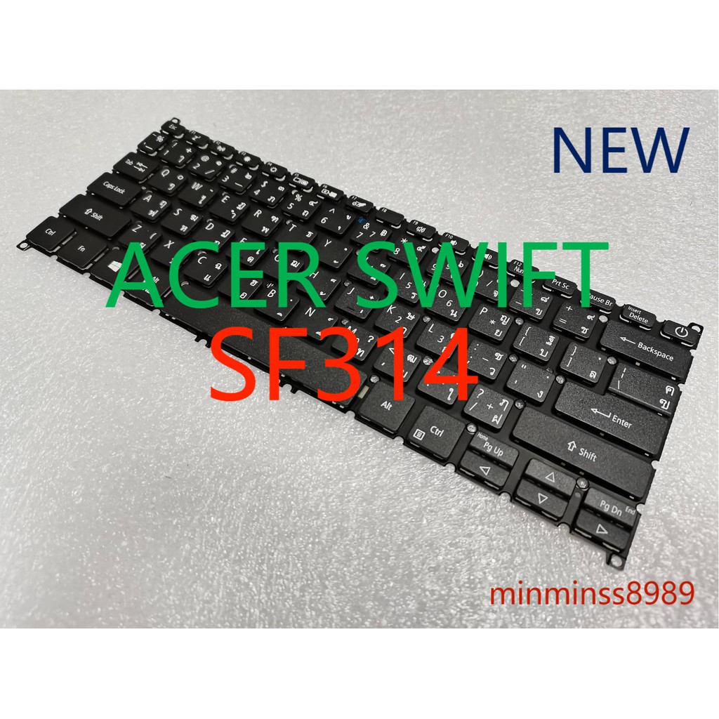 Keyboard คีย์บอร์ดโน๊ตบุ๊ค ACER Swift 3 SF314-54 SF314-57 SF114-32ไทย อังกฤษ