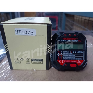 Mc Habotest Gfci เครื่องตรวจจับแรงดันไฟฟ้าพร้อมจอแสดงผล 90-250V Ht107B