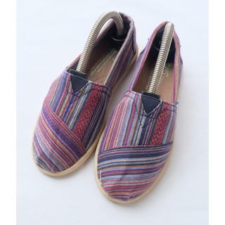 Toms Shoes Avalon Size 13.5Y / 20 CM. หลากสี มือสอง ของแท้