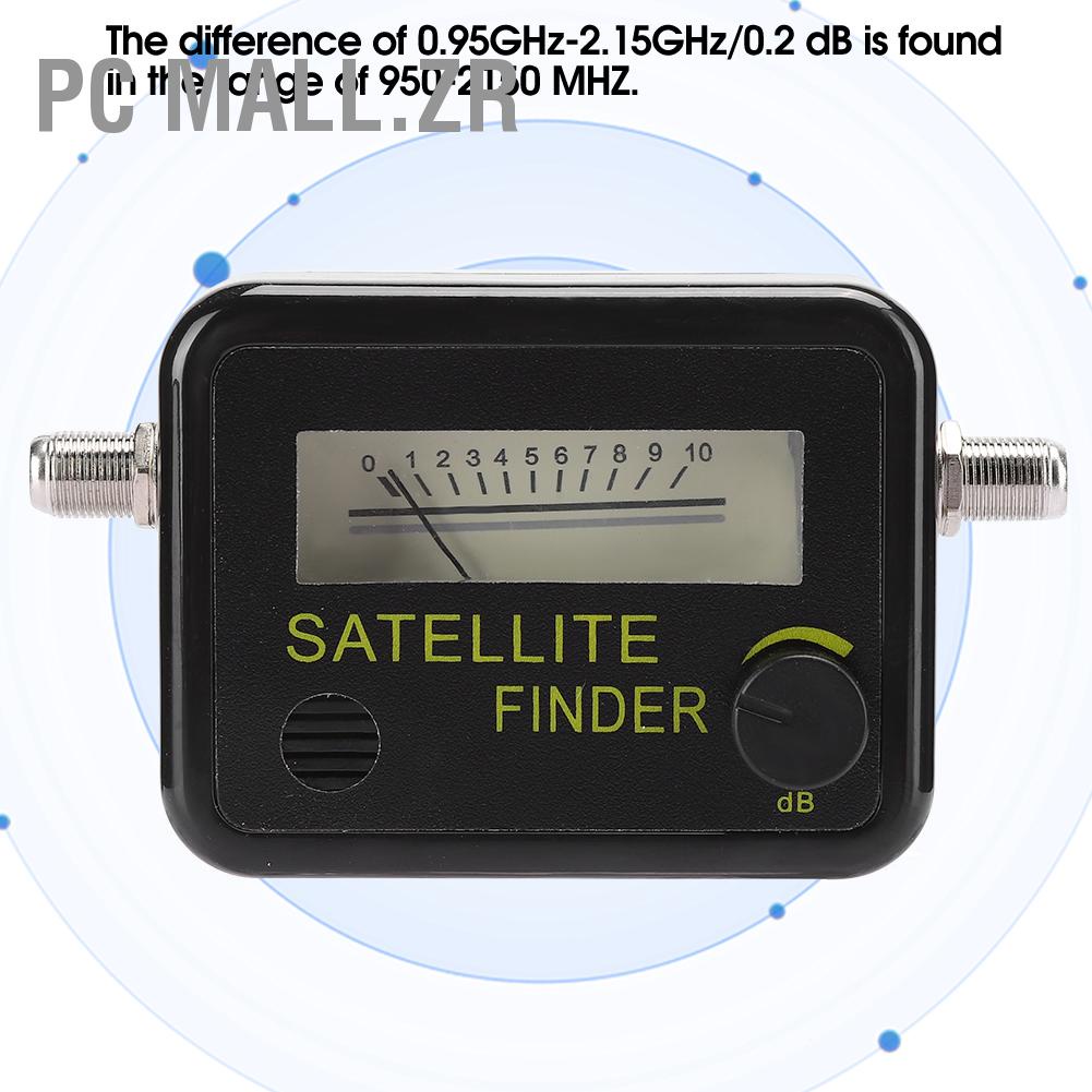 PC Mall.zr 9501 Sensitive Satellite Finder Signal Strength Meter Black with Digital Screen #8