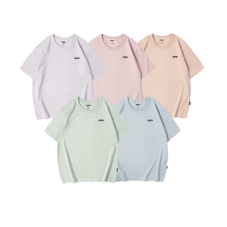 Yuedpao เสื้อยืด OVERSIZE รับประกันไม่ย้วย 2 ปี เสื้อยืดสีพื้น OVERSIZE_Set Pastel