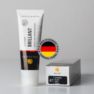 SOLITAIRE Brillant Creme โซลิแทร์ บริลเลี่ยนครีม ครีมเติมสีหนัง 75 มล. (สีดำ)