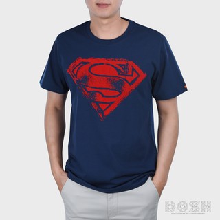 DOSH MENS T-SHIRTS SUPERMAN เสื้อยืดคอกลม แขนสั้น ผู้ชาย9FSMT5231-NB