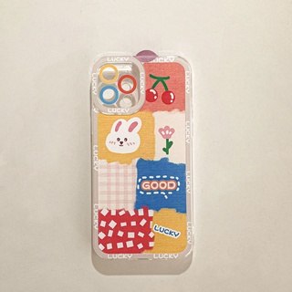 เคสไอโฟน-เคส iPhone 13 13pro 13prmซิลิโคนนุ่ม-เคสใสสแควร์ขอบแองเจิลเลนส์กล้องป้องกันตาการ์ตูนน่ารักสำหรับ iphone 11 iphone 12 pro max iphone 7 plus iphone 8 plus phone xr xs max X Xr 11 Max 8plus iphone Pro mini7SE-SE2020 7plus MAX XS 12