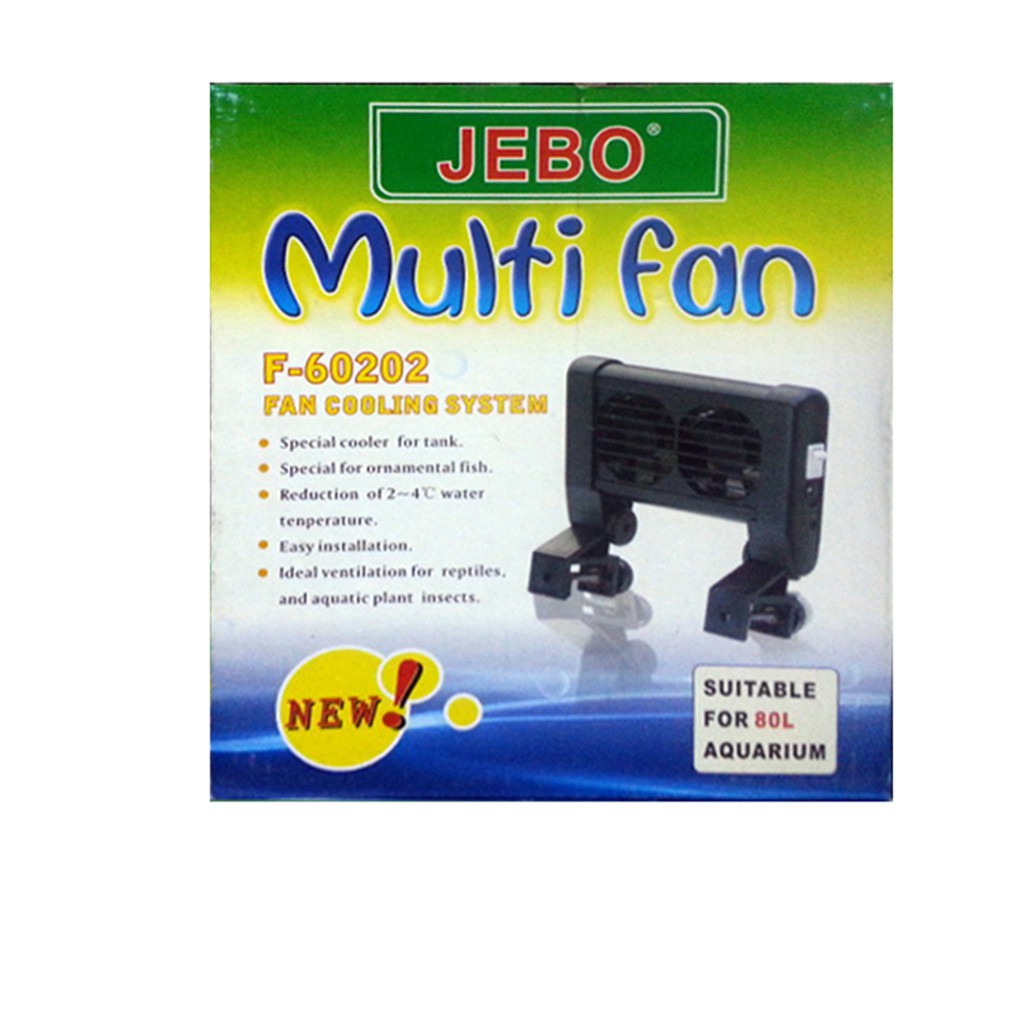 JEBO พัดลม 2 หน้า Multi Fan F-60202