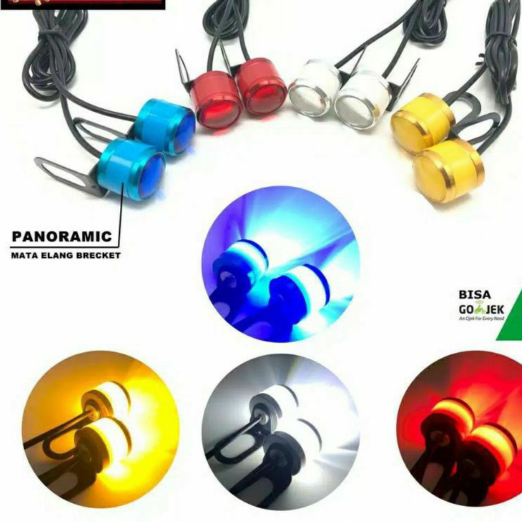 MATA EAGLE EYE BRECKET PANORAMIC FLASH 3 โหมด EAGLE EYE FLASH LIGHT PAIR