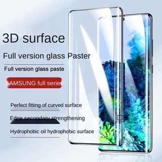 Zhongj ฟิล์มกระจกกันรอยหน้าจอ 3D ทรงโค้งสําหรับ Samsung S10 S9 S8 Plus Note10 Note9 Note8