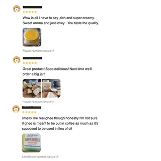 Grass-Fed Golden Ghee กี made from New Zealand Butter (no AMF / no Indian import). Best deal from HEALTHOLICIOUS 600g