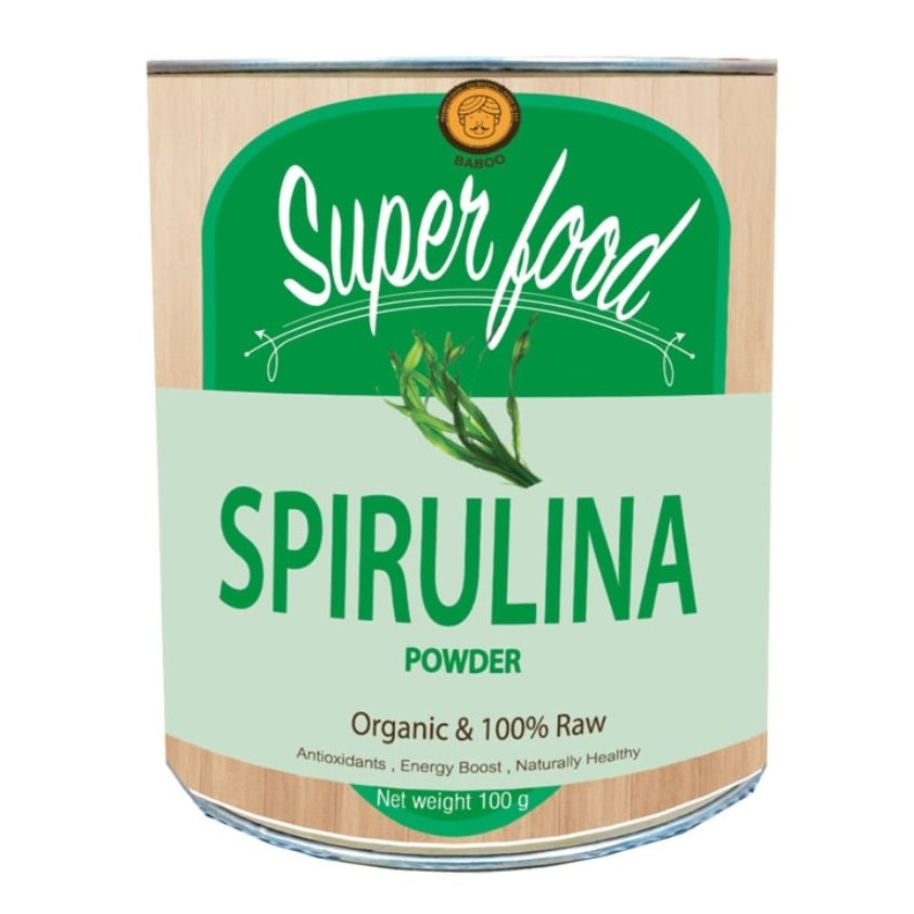 Organic Spirulina ผงสไปรูลิน่า Superfood Powder