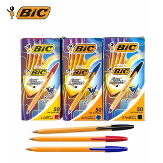 BIC ปากกาลูกลื่น Orange Fine 0.7 มม. (50ด้าม/กล่อง)