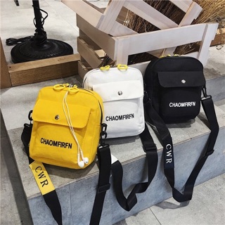 👜 [โปรเปิดร้านใหม่] CWR กระเป๋าผ้าสะพายข้าง CHAOMFIRFN 🛍🎒