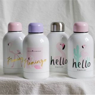 ขวดเก็บอุณหภูมิปุ๊กลุ๊กฟลามิงโก Flamingo300ml