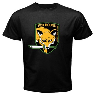 เสื้อผ้าผชเสื้อยืด พิมพ์ลายโลโก้ FoxhoundS-5XL