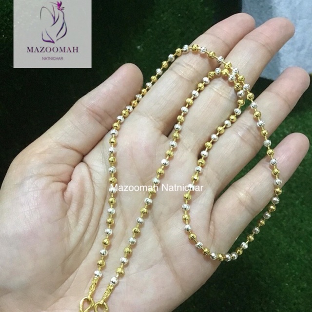 เครื่องประดับ สร้อยคอ มีให้เลือก 6 แบบ ( 1 ชิ้น ) สร้อยข้อมือผู้หญิง สร้อยข้อมือผู้ชาย BVN