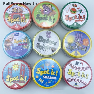 Power ของเล่นการ์ดเกม Dobble Spot It สไตล์ฮิปฮอป เวอร์ชั่นภาษาอังกฤษ