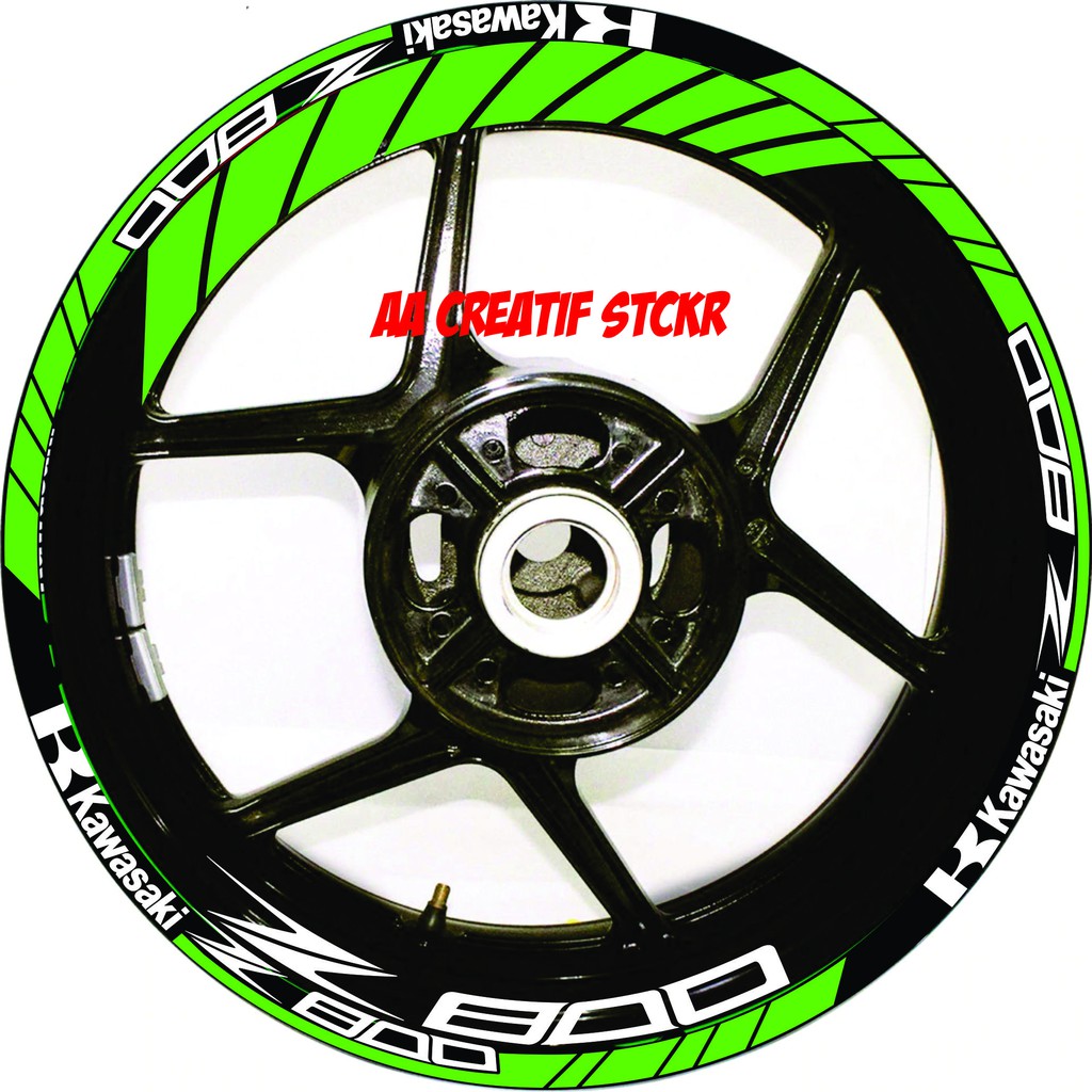 KAWASAKI Z 800 CUSTOM CUTTING RIM สติ๊กเกอร์